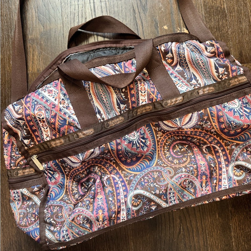 Lesportsac Multicolor Paisley Travel Bag